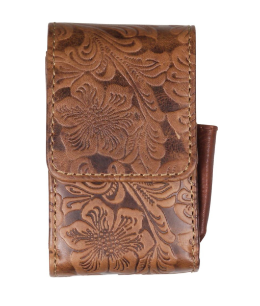 Packungsetui 85 / 100mm "Flowerprint braun"